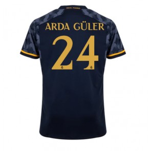 Real Madrid Arda Guler #24 Udebanetrøje 2023-24 Kort ærmer